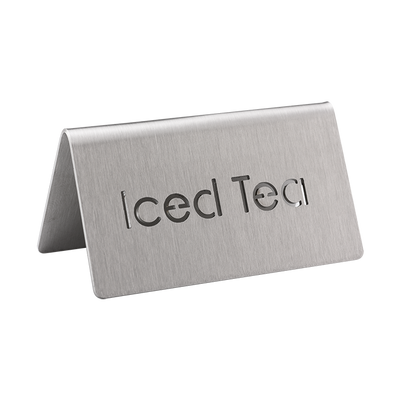 Service Ideas 1C-BF-ICEDTEA-MOD 1.5" H Metal "Iced Tea" Beverage ID Tent