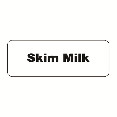 Service Ideas MT1SM Rectangular Magnetic "Skim Milk" MagneTag