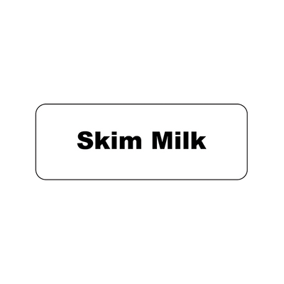 Service Ideas MT1SM Rectangular Magnetic "Skim Milk" MagneTag