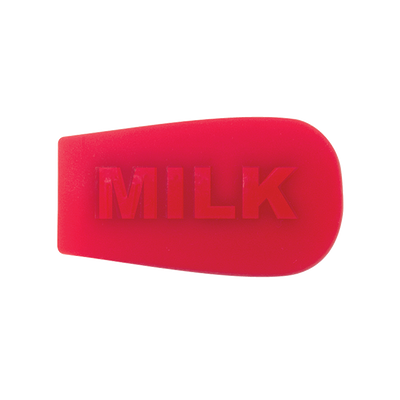 Service Ideas 10-00209-002 0.5" H Red Silicone "Milk" Stanley Commercial Content Indicator Sock
