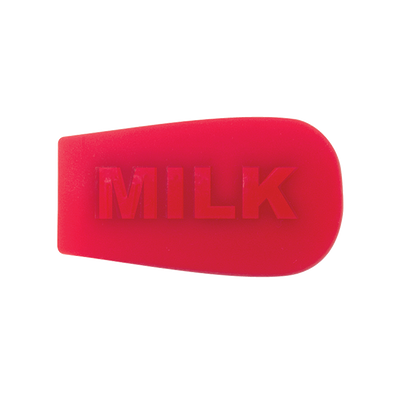 Service Ideas 10-00209-002 0.5" H Red Silicone "Milk" Stanley Commercial Content Indicator Sock
