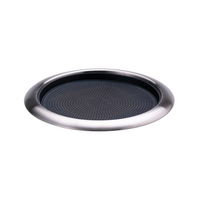 Service Ideas TR119RI 11" W Silver Stainless Steel Tray