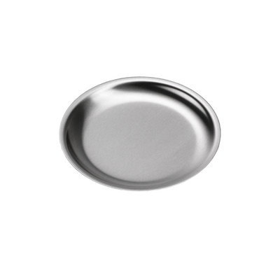 Service Ideas RT7SS 7" W Stainless Steel Round Thermo-Plate Platter Insert Only