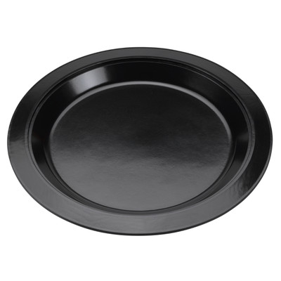 Service Ideas RT1025BL 12.25" W Plastic Round Thermo-Plate Platter Base Only
