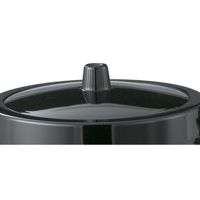 Service Ideas IBL3BL Black Plastic Lid for Ice Bucket