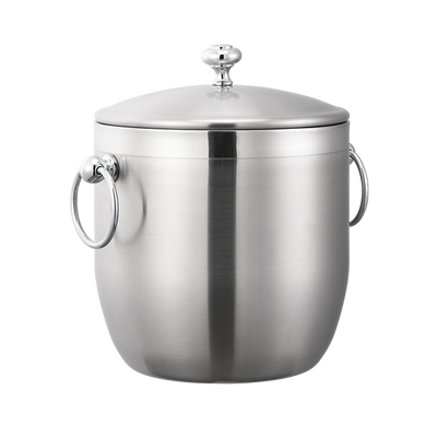 Service Ideas IB3BS 101.4 Oz. Round 18/8 Stainless Steel Ice Bucket
