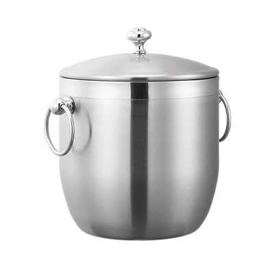 Service Ideas IB3BS 101.4 Oz. Round 18/8 Stainless Steel Ice Bucket
