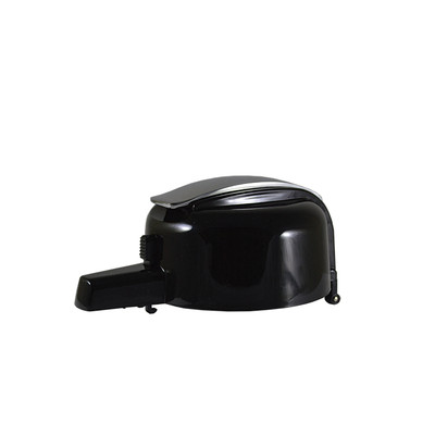 Service Ideas ELLBL Black Plastic Lever Replacement Lid