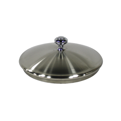 Service Ideas IB3BSLID Round Stainless Steel Lid Only - for 3 L. Ice Bucket (IB3BS)