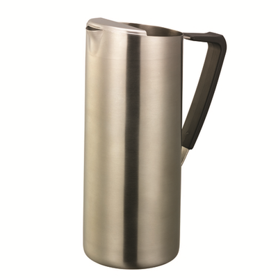 Service Ideas X7DWBS 54 Oz. Stainless Stee; Double Wall Slim Profile Water Pitcher