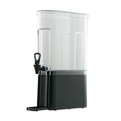 Service Ideas ITSLC35GBLINF 448 Oz. Black Single Tea Dispenser