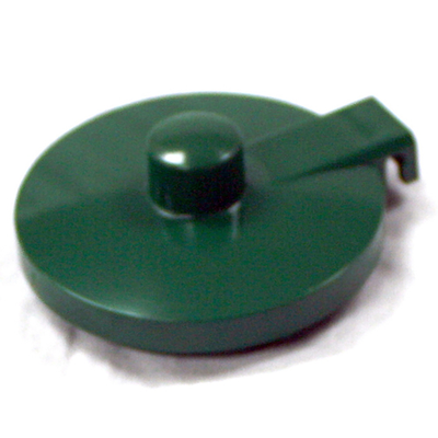 Service Ideas TPLFG 2.25" W Forest Green Plastic Teapot Replacement Lid for TS612