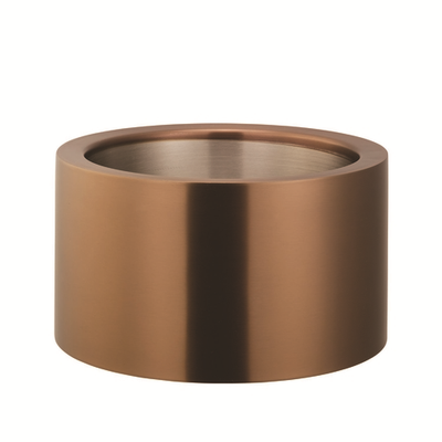 Service Ideas PT2BSRG 1.5 Gal. Round Stainless Steel Metallic Elements Party Tub