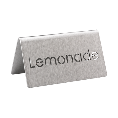 Service Ideas 1C-BF-LEMONADE-MOD 1.5" H Metal "Lemonade" Beverage ID Tent