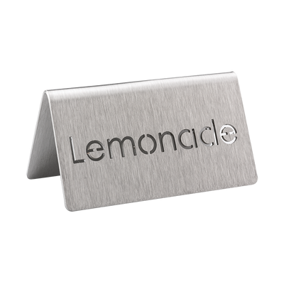 Service Ideas 1C-BF-LEMONADE-MOD 1.5" H Metal "Lemonade" Beverage ID Tent
