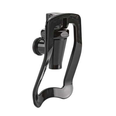 Service Ideas ITSPIGHFV2 Black Hands-Free Spigot for Stainless Steel Tea Urn