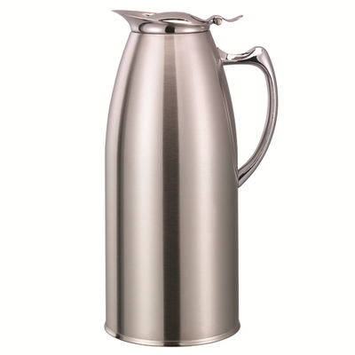 Service Ideas WP15SA 50.7 Oz. Stainless Steel Double Wall with Handle Pitcher