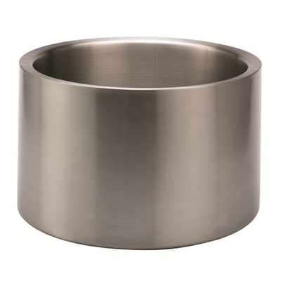 Service Ideas PT7BS 7 Gal. Round Stainless Steel Metallic Elements Party Tub
