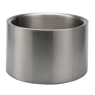 Service Ideas PT7BS 7 Gal. Round Stainless Steel Metallic Elements Party Tub