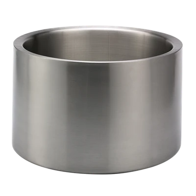 Service Ideas PT7BS 7 Gal. Round Stainless Steel Metallic Elements Party Tub