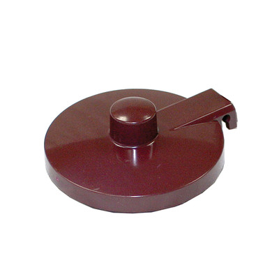 Service Ideas TPLBU 2.25" W Burgundy Plastic Teapot Replacement Lid for TS612