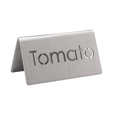 Service Ideas 1C-BF-TOMATO-MOD 1.5" H Metal "Tomato" Beverage ID Tent