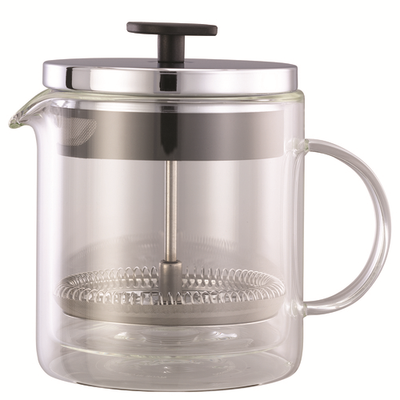 Service Ideas T299SR 13.5 Oz. Clear Double Wall Insulated French Coffee Press