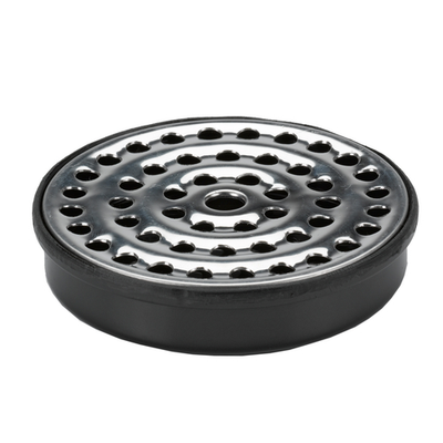 Service Ideas DT4BLSS Black ABS Plastic Round Airpot Drip Tray