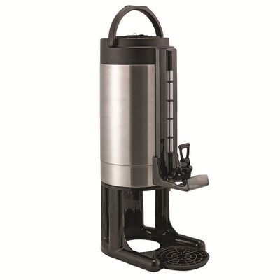 Service Ideas GIU2GV2 2 Gal. Stainless Steel Splash Guard on Spigot Thermal Container