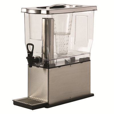 Service Ideas CBDT3SS 3 Gal. Clear Tritan Container Beverage Dispenser