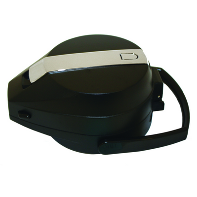 Service Ideas CTALCOLIDBL Black Airpot Lid with Collar and Handle for CTAL Series