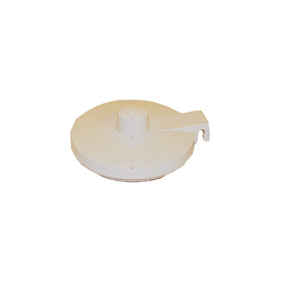 Service Ideas TPLAL 2.25" W Almond Plastic Teapot Replacement Lid for TS612