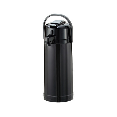 Service Ideas ECAL22PBLK 2.2 L. Plastic Lever Black Lid Eco-Air Airpot