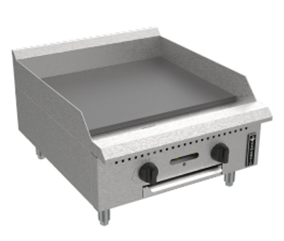 Venancio USA PGM60G-CT-NG 60&quot; W Stainless Steel Natural Gas Prime Griddle - 150,000 BTU