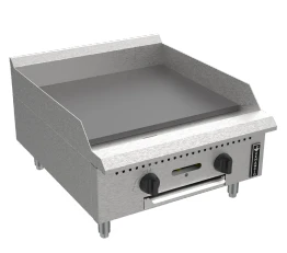 Venancio USA PGM24G-CT-NG 24" W Stainless Steel Natural Gas Prime Griddle - 60,000 BTU