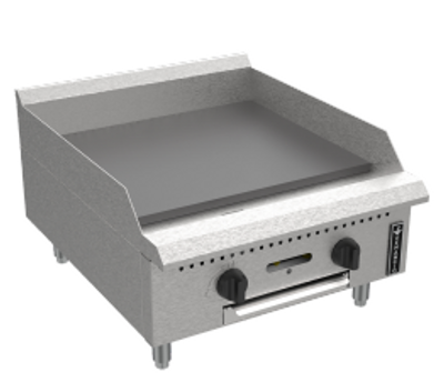 Venancio USA PGM24G-CT-NG 24&quot; W Stainless Steel Natural Gas Prime Griddle - 60,000 BTU