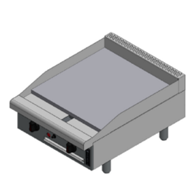 Venancio USA R60CT-60T-LP 60&quot; W Stainless Steel Countertop Liquid Propane Griddle - 150,000 BTU