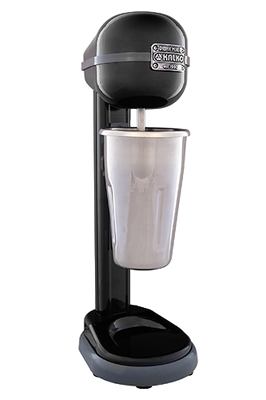 Omcan USA 47459 Black Single Spindle Stainless Steel Milkshake Blender