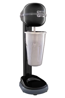Omcan USA 47459 Black Single Spindle Stainless Steel Milkshake Blender