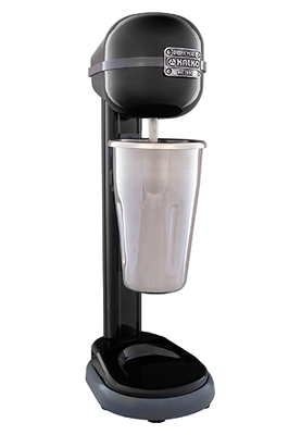Omcan USA 47459 Black Single Spindle Stainless Steel Milkshake Blender