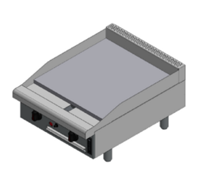 Venancio USA R72CT-72T-NG 72&quot; W Stainless Steel Countertop Natural Gas Griddle - 180,000 BTU