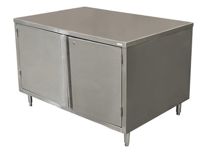 BK Resources CST-3060HL 60" W x 30" D Stainless Steel Top and Base without Backsplash Chef Table