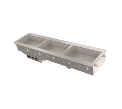 Vollrath 36641 45.44" W x 18" D x 15" H Thick Polyurethane Foam Insulation Standard Drains Drop-In Short Sided Hot Well