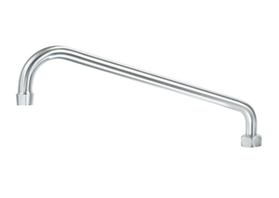 Krowne DX-424 14" Swing Spout Solid Chrome Plated Ultra-Polish Satin Finish Diamond Series