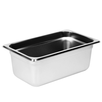 Thunder Group STPA2144 0.25 Size Stainless Steel Anti-Jam Steam Table Pan