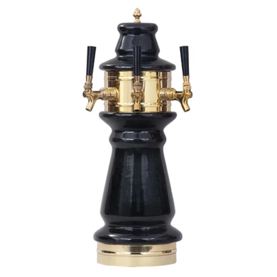 Micro Matic CT500-3 Ceramic 3 Brass-Body Faucets Vienna Draft Beer Tower