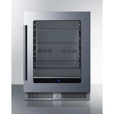 Summit SDHG2443 3.5 Cu. Ft. Black Freestanding Undercounter Beverage Center - 115 Volts