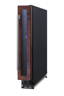 Summit SWC007H34PNR 5.88" W Black Built-In Undercounter Wine Cellar - 115 Volts