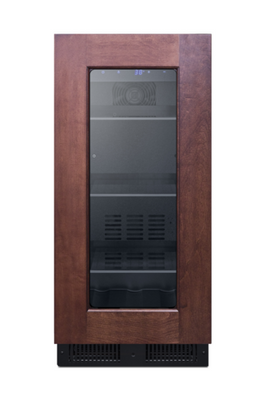 Summit ALBV15PNR 2.3 Cu. Ft. Black Freestanding Undercounter Commercial Beverage Center - 115 Volts