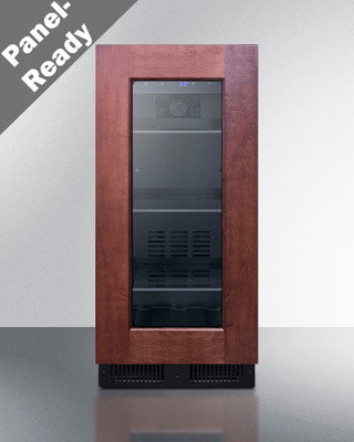 Summit ALBV15PNR 2.3 Cu. Ft. Black Freestanding Undercounter Commercial Beverage Center - 115 Volts